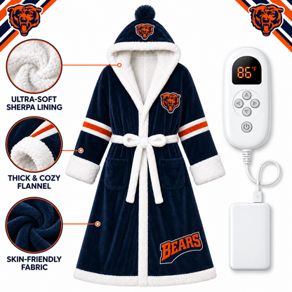 🔥 Limited-Time Deal 🔥 The Gameday Heated Robe – Cozy Comfort & Warmth
