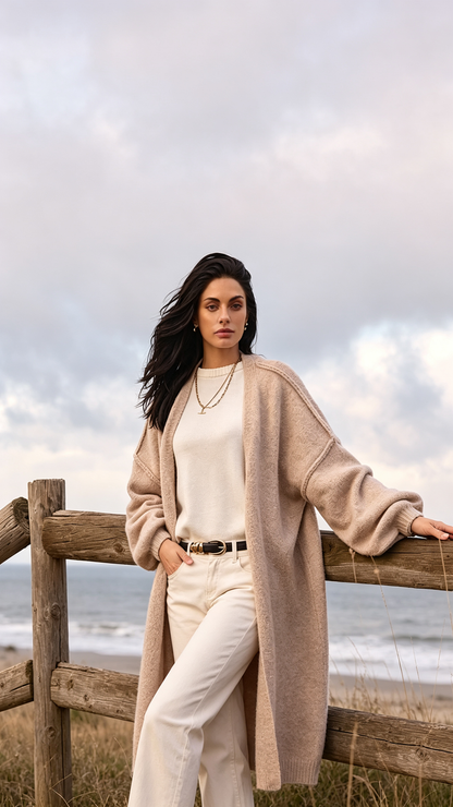 🔥 BESTSELLER | PRETTYGARDEN Womens Open Front Oversized Cardigan Sweaters