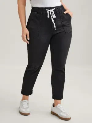 Women's High Waist Cotton Denim Skinny Jeans