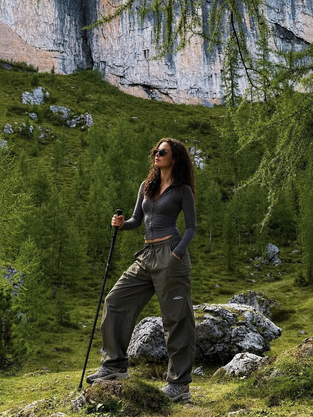 Unisex Baggy Parachute Cargo Pants – Lightweight Streetwear Trousers