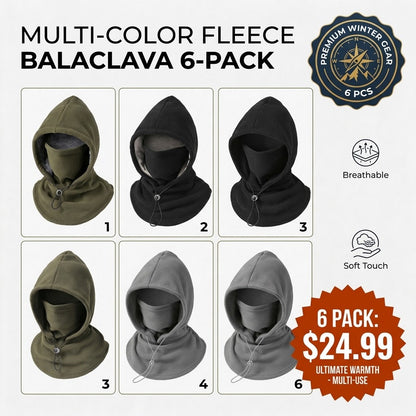 🔥Limited-Time Sale - ❄️ One-Piece Warm Face Mask Hat, Windproof and Warm Outdoor Cycling Hat (with Neck Cover)