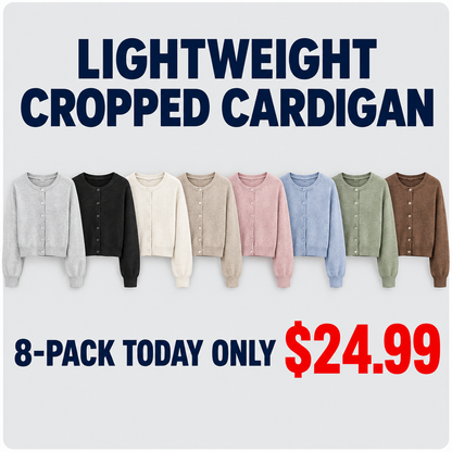 Trendy Queen Cropped Cardigan Sweaters for Women Fall Fashion Clothes