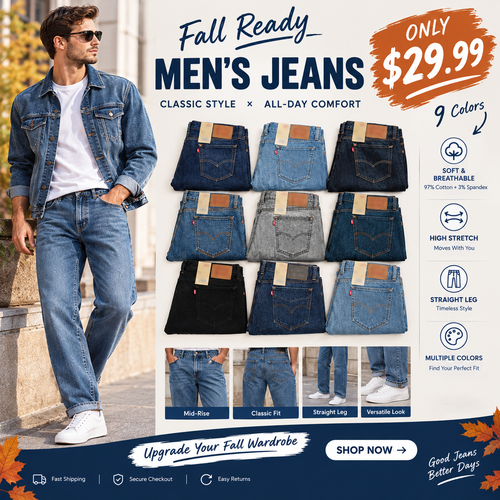 🔥Clearance sale, limited stock 🔥 501 ORIGINAL FIT JEANS