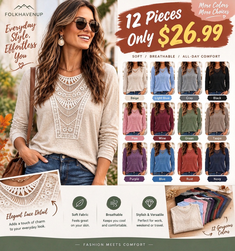 CLEARANCE SALE🔥Women's Dressy Casual Tops – Stylish Everyday Blouses