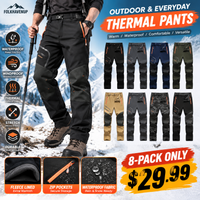 8-PACK ONLY $29-Black + Dark Gray + Navy Blue + Army Green + Khaki + Charcoal Gray + Black Camo + Black/Gray