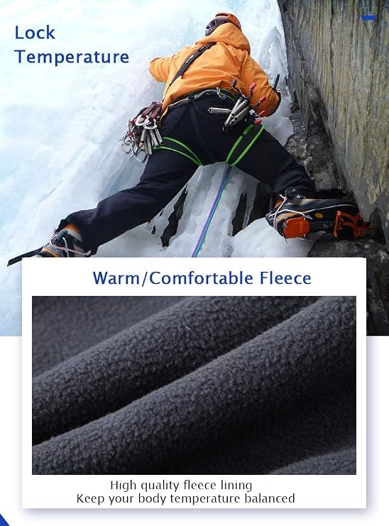 🔥 LIMITED OFFER – Men's Fleece-Lined Thermal Pants – Warm, Water-Resistant & Comfortable