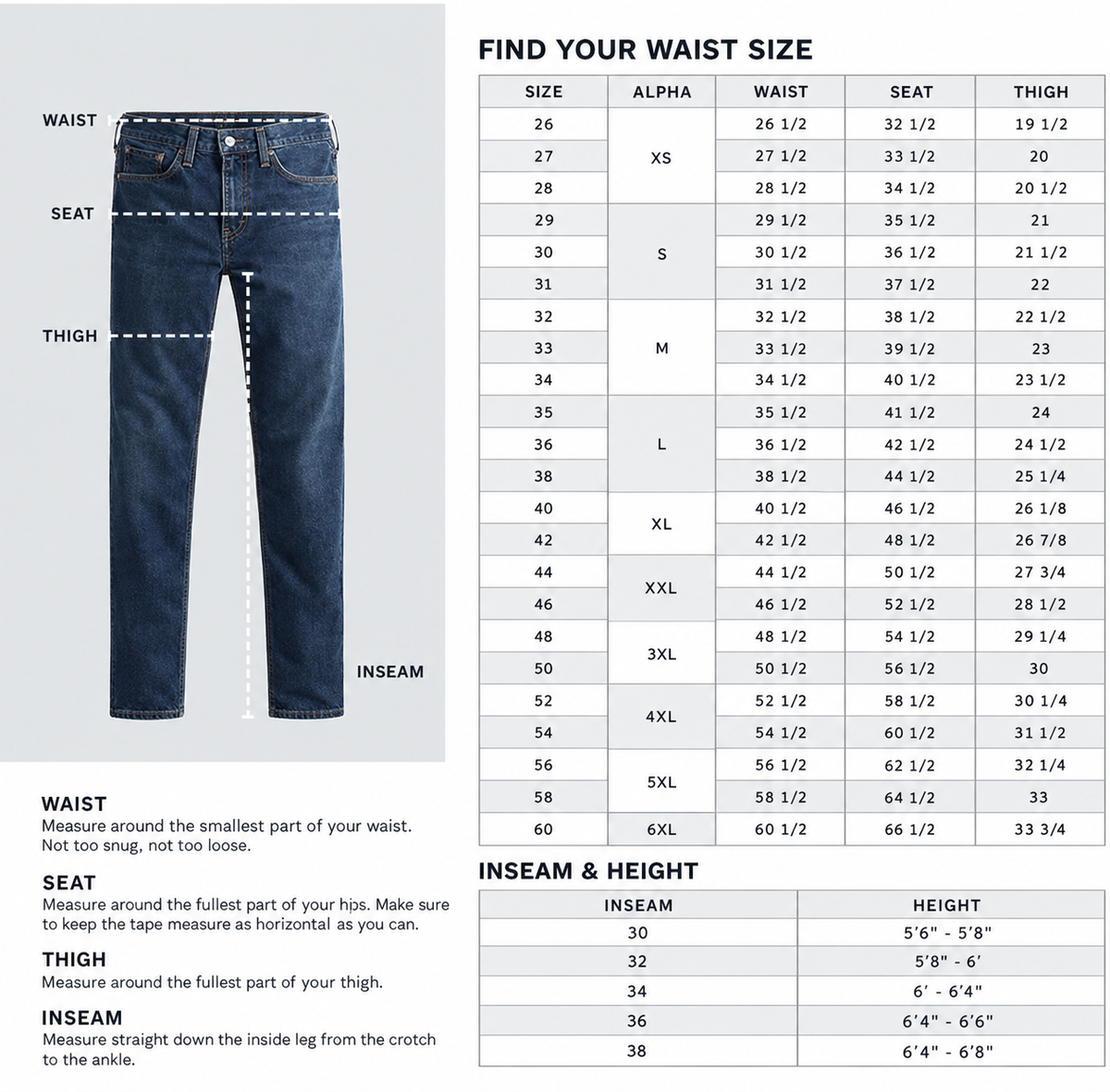 🔥Clearance sale, limited stock 🔥Men's 505 Classic Fit Jeans – Straight Leg Denim