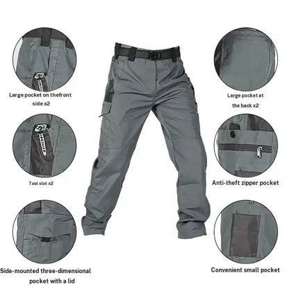 ✨FINAL SALE✨Men's Cargo Pants – Durable Water-Resistant Utility Trousers with Multiple Pockets