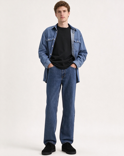 🔥Clearance sale, limited stock 🔥Men's 505 Classic Fit Jeans – Straight Leg Denim