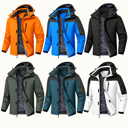 Men’s Winter Ski Snow Jacket Waterproof Windproof Fleece Lined