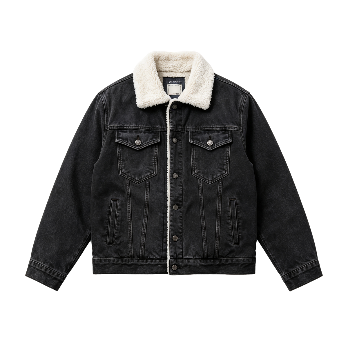 🔥 BESTSELLER | Men's Sherpa-Lined Denim Jacket – Warm Fleece Casual Jean Jacket