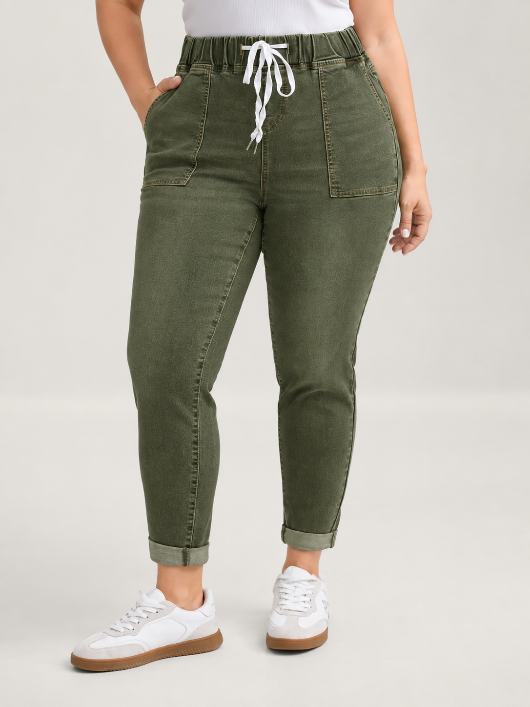 Women's High Waist Cotton Denim Skinny Jeans