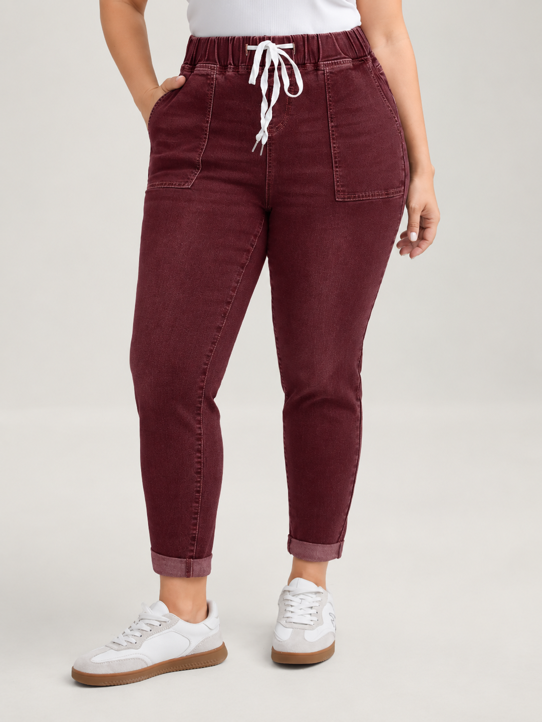 Women's High Waist Cotton Denim Skinny Jeans