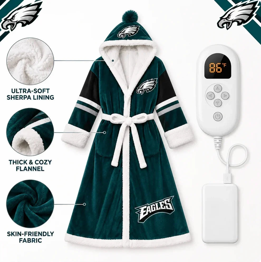 🔥 Limited-Time Deal 🔥 The Gameday Heated Robe – Cozy Comfort & Warmth