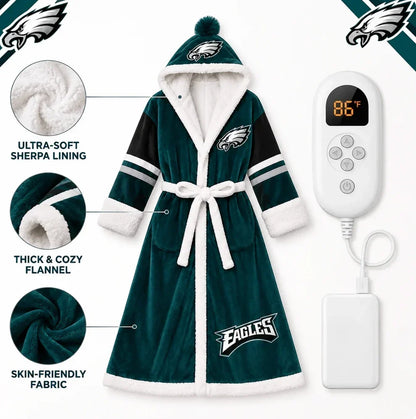 🔥 Limited-Time Deal 🔥 The Gameday Heated Robe – Cozy Comfort & Warmth