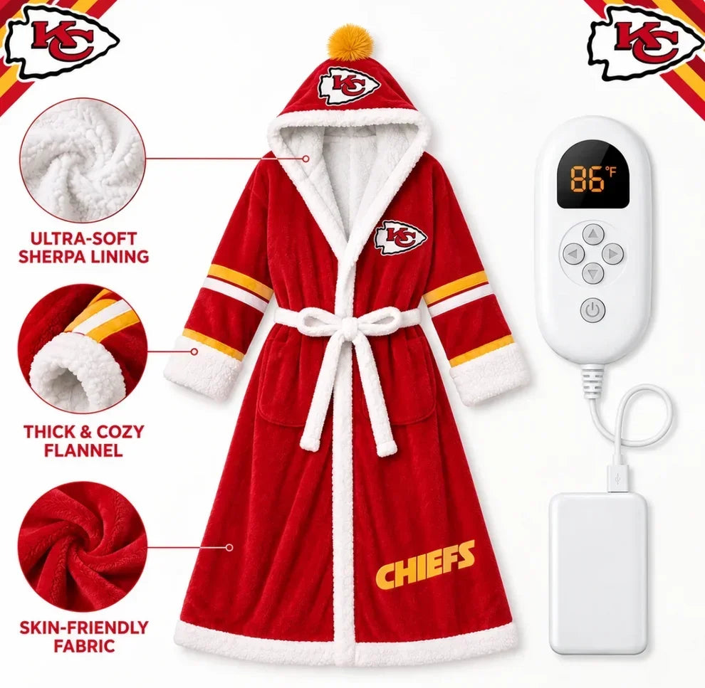 🔥 Limited-Time Deal 🔥 The Gameday Heated Robe – Cozy Comfort & Warmth