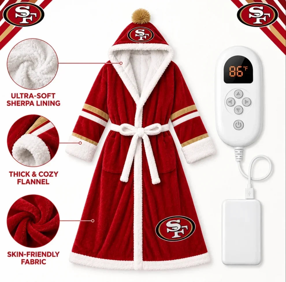 🔥 Limited-Time Deal 🔥 The Gameday Heated Robe – Cozy Comfort & Warmth