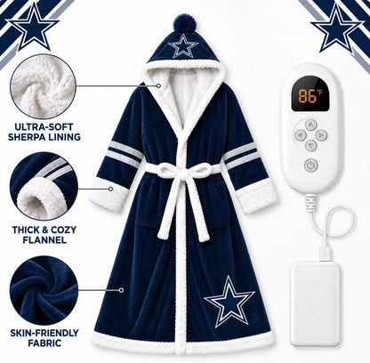 🔥 Limited-Time Deal 🔥 The Gameday Heated Robe – Cozy Comfort & Warmth