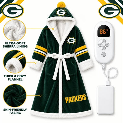 🔥 Limited-Time Deal 🔥 The Gameday Heated Robe – Cozy Comfort & Warmth