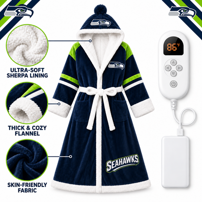 🔥 Limited-Time Deal 🔥 The Gameday Heated Robe – Cozy Comfort & Warmth