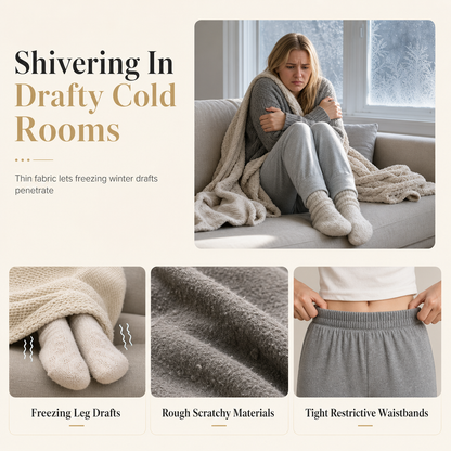 ⚡FINAL SALE⚡☁️ Plush Warmth, Flattering Straight Fit | Women's Thermal Lounge Pants