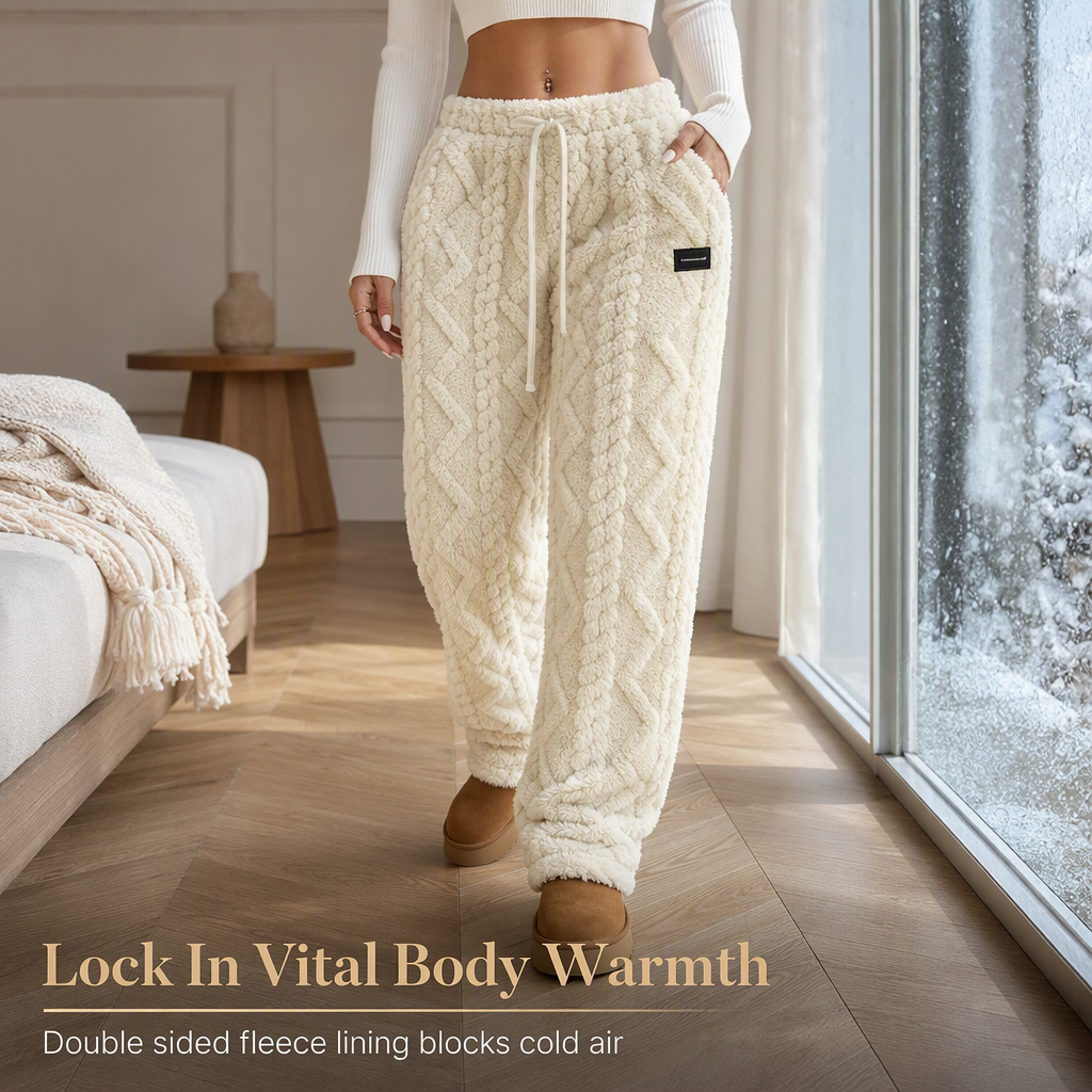 ⚡FINAL SALE⚡☁️ Plush Warmth, Flattering Straight Fit | Women's Thermal Lounge Pants