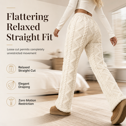 ⚡FINAL SALE⚡☁️ Plush Warmth, Flattering Straight Fit | Women's Thermal Lounge Pants