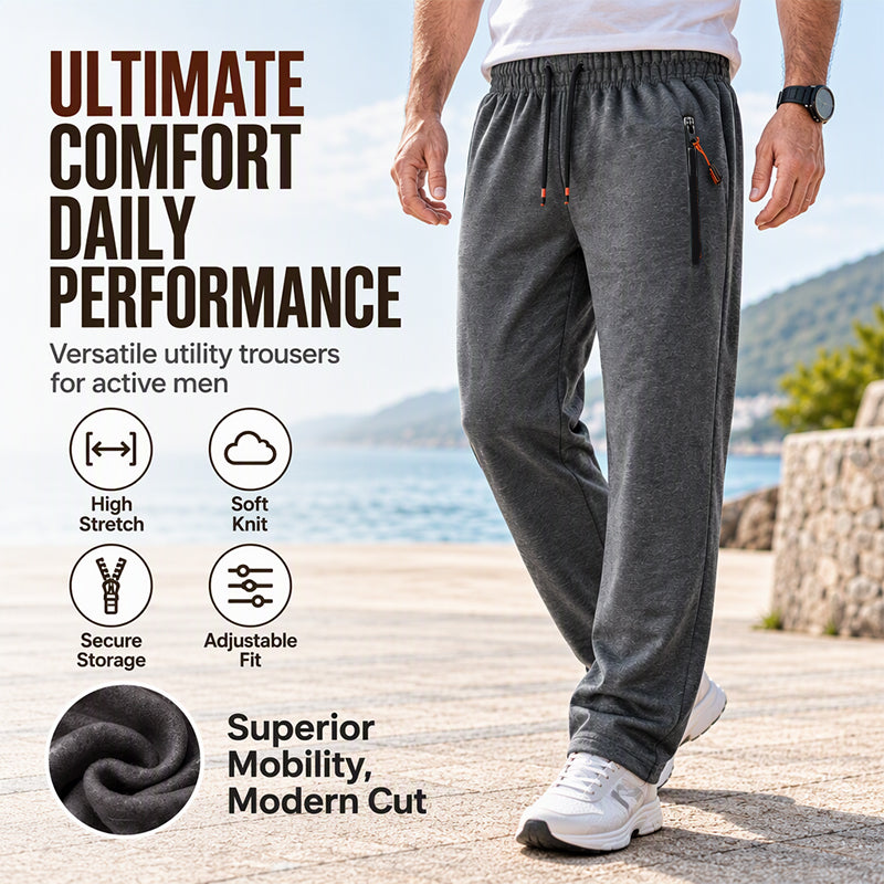 ⏰ LIMITED-TIME OFFER – Men's Thermal Sweatpants – Fleece-Lined for Extra Warmth