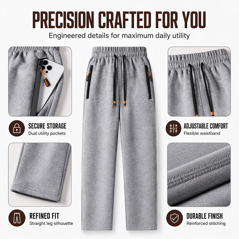 ⏰ LIMITED-TIME OFFER – Men's Thermal Sweatpants – Fleece-Lined for Extra Warmth
